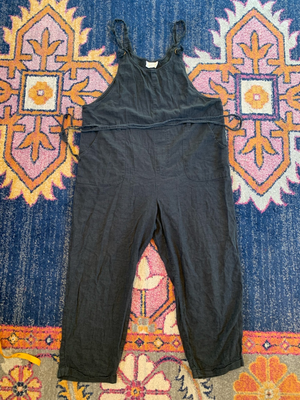 Universal Thread linen blend overalls romper
